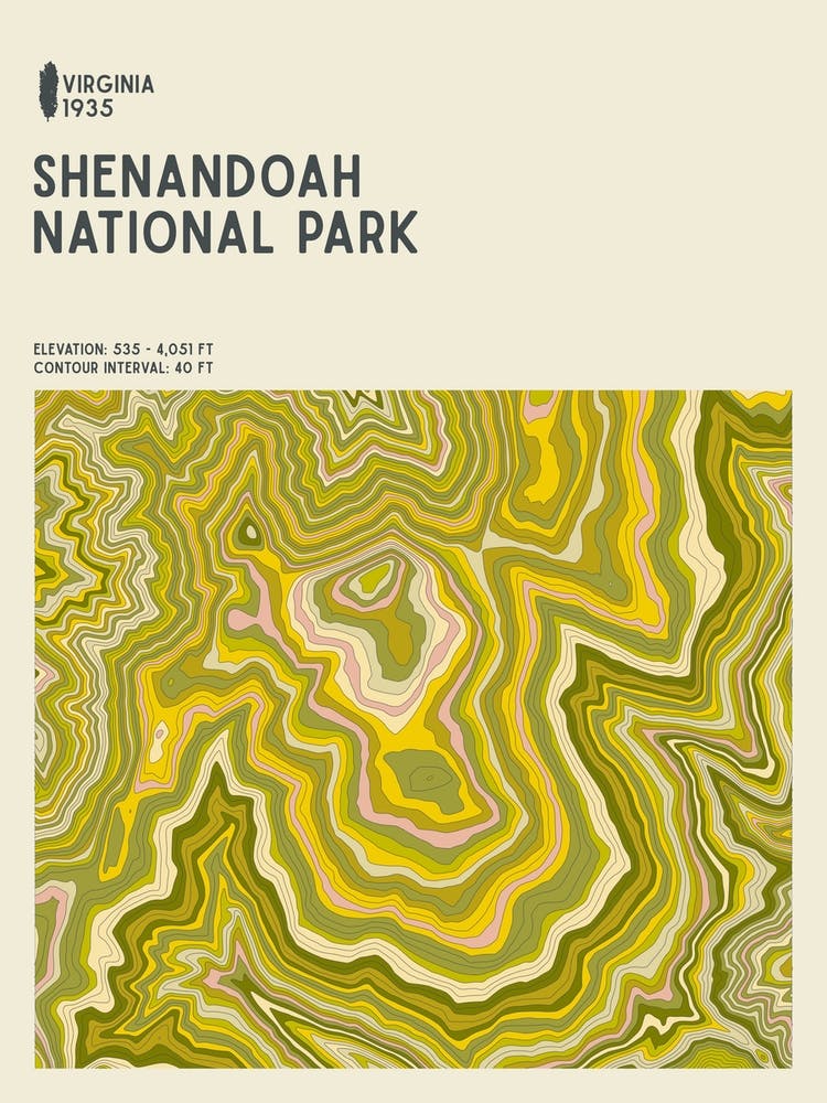 Shenandoah National Park Series Virginia Usa