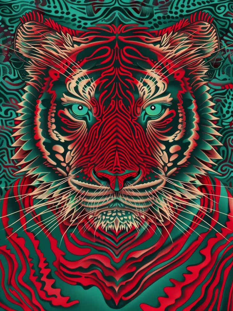 Psychedelic Tiger