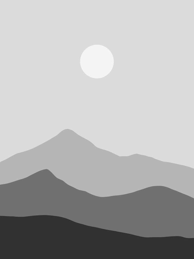 Black And White Mountains 2