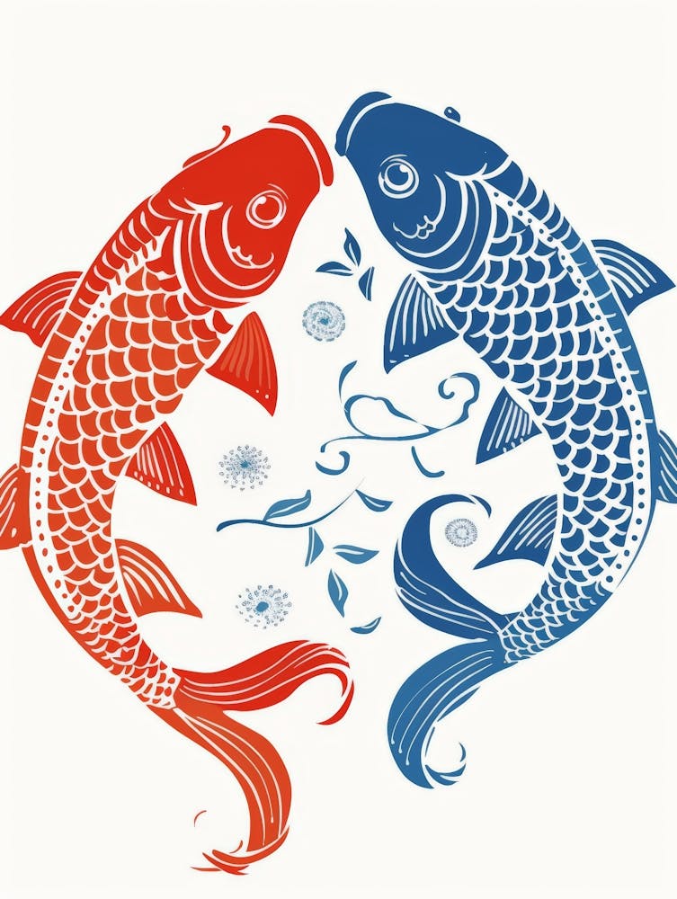 Chinese Koi Fish 1