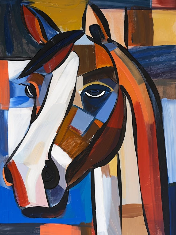 Abstract Horse Head