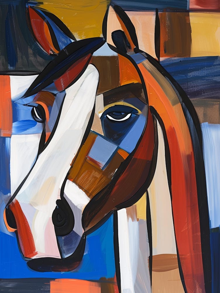 Abstract Horse Head