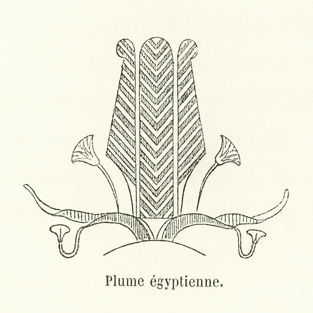 Ancient Egyptian Decorative Motif, Albert Racine