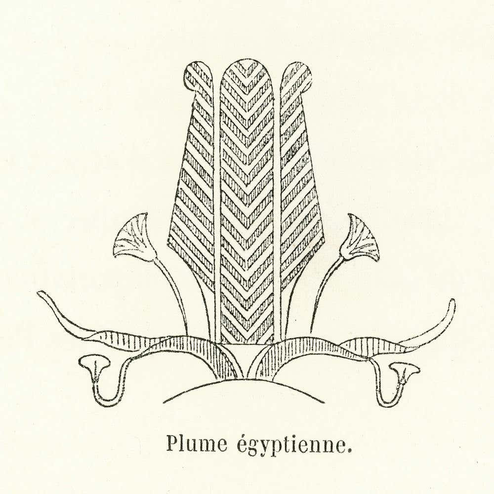 Ancient Egyptian Decorative Motif, Albert Racine