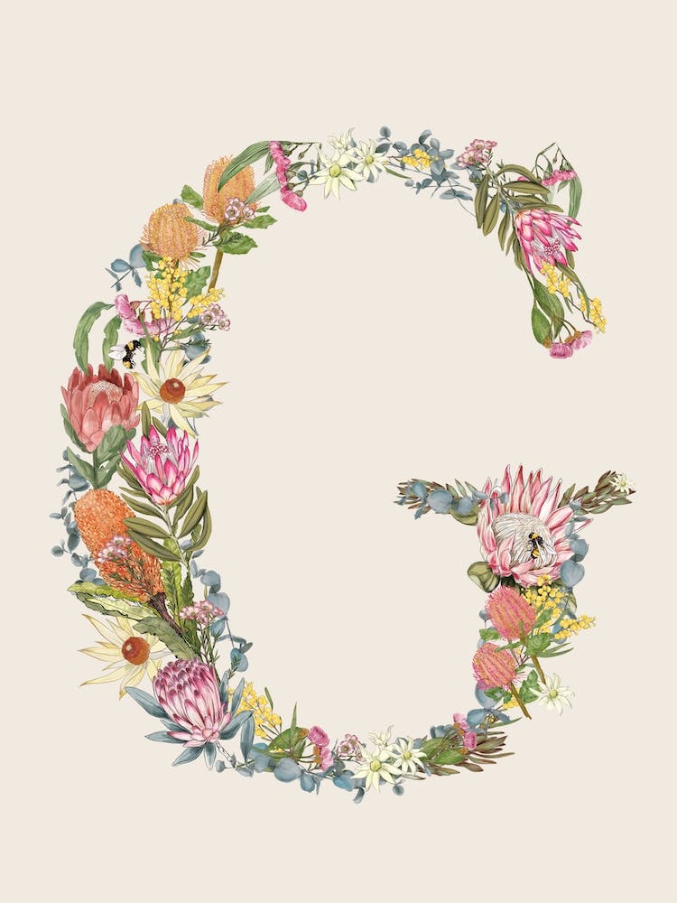 G Oat Alphabet Letter