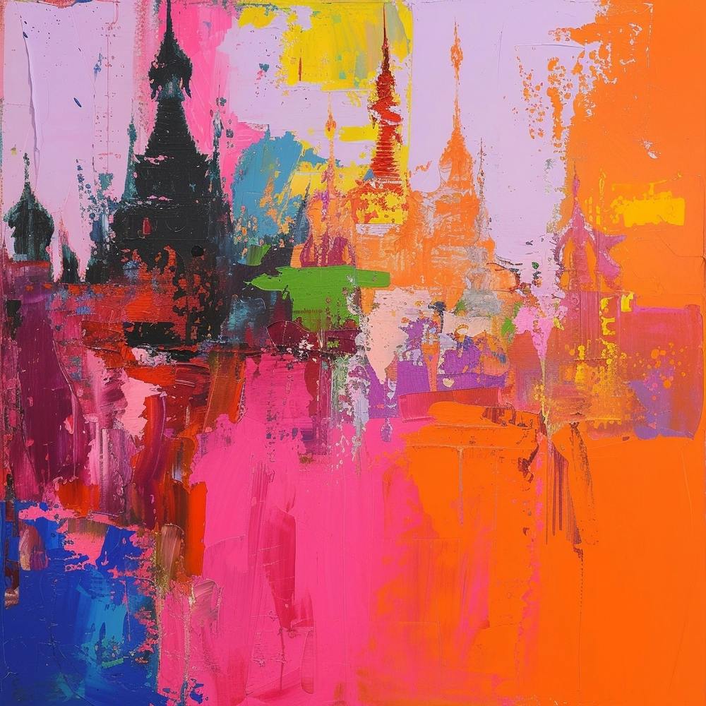 Abstract Travel Collection Myanmar 2