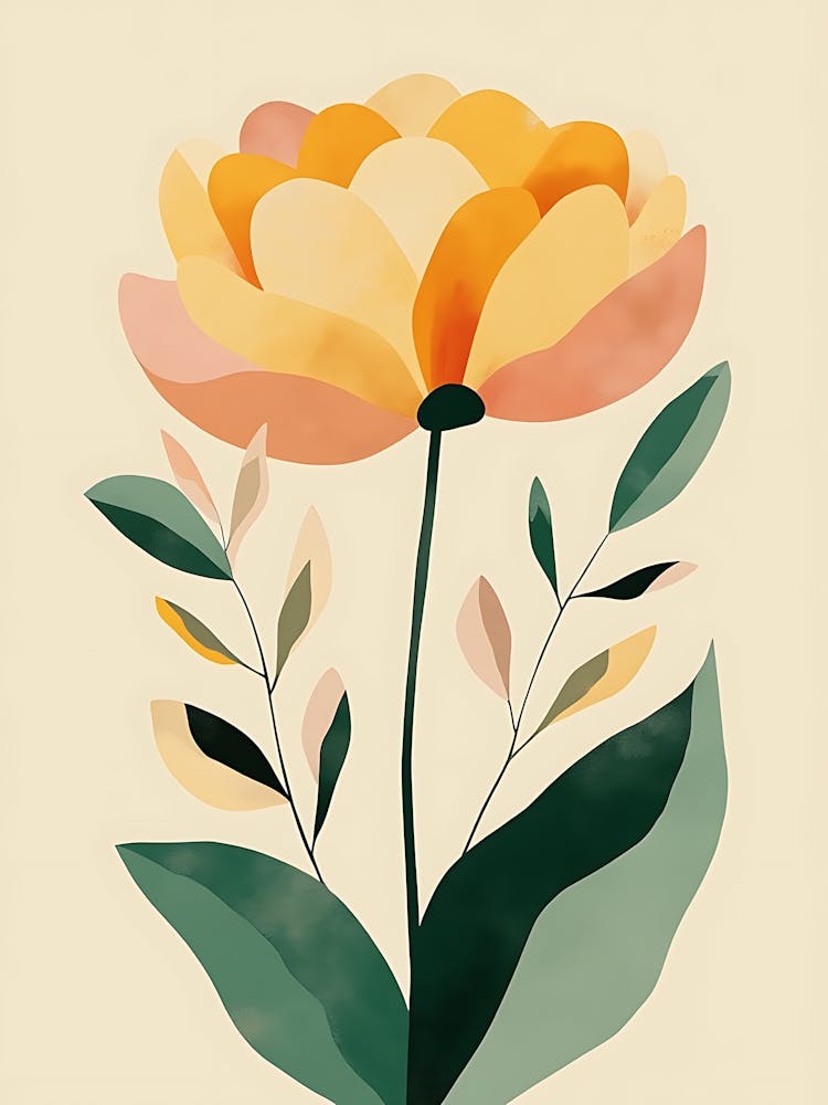 Blush and Sage Floral Harmony