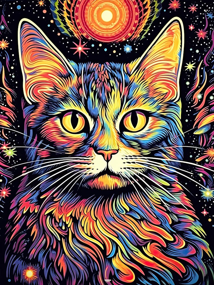 Galactic Hissers, Psychedelic Cats series