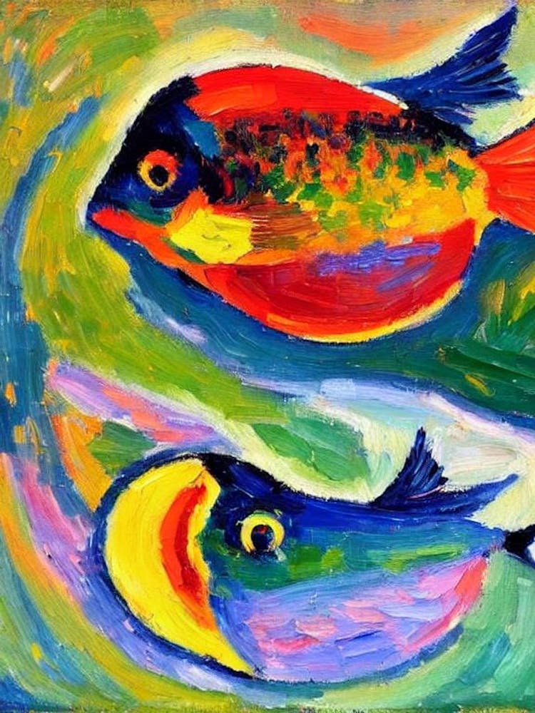 Flunder Matisse inspiriert