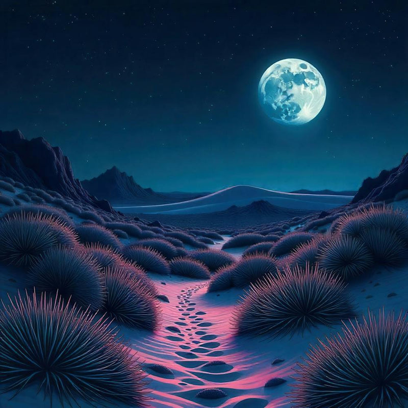 Full Moon In The Desert 2