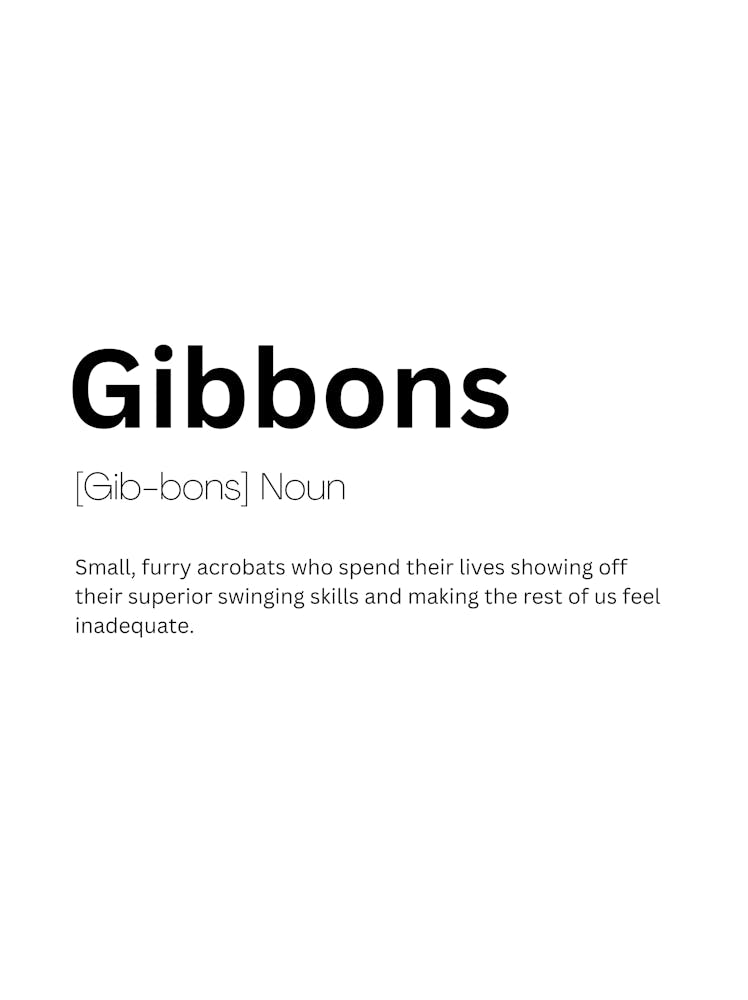 Gibbons Definition Meaning