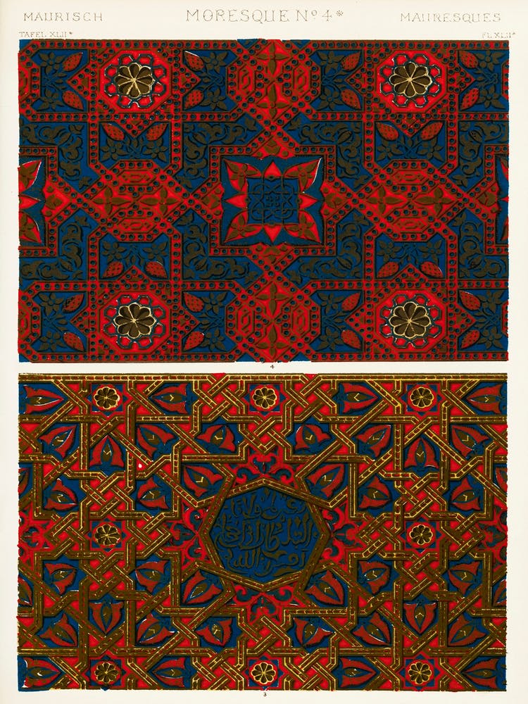 Vintage Pattern Illustration, Owen Jones