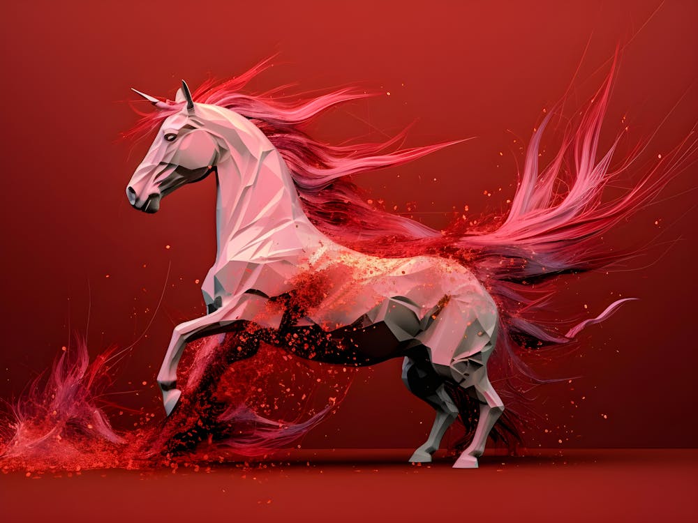 Unicorn 3d Illustration