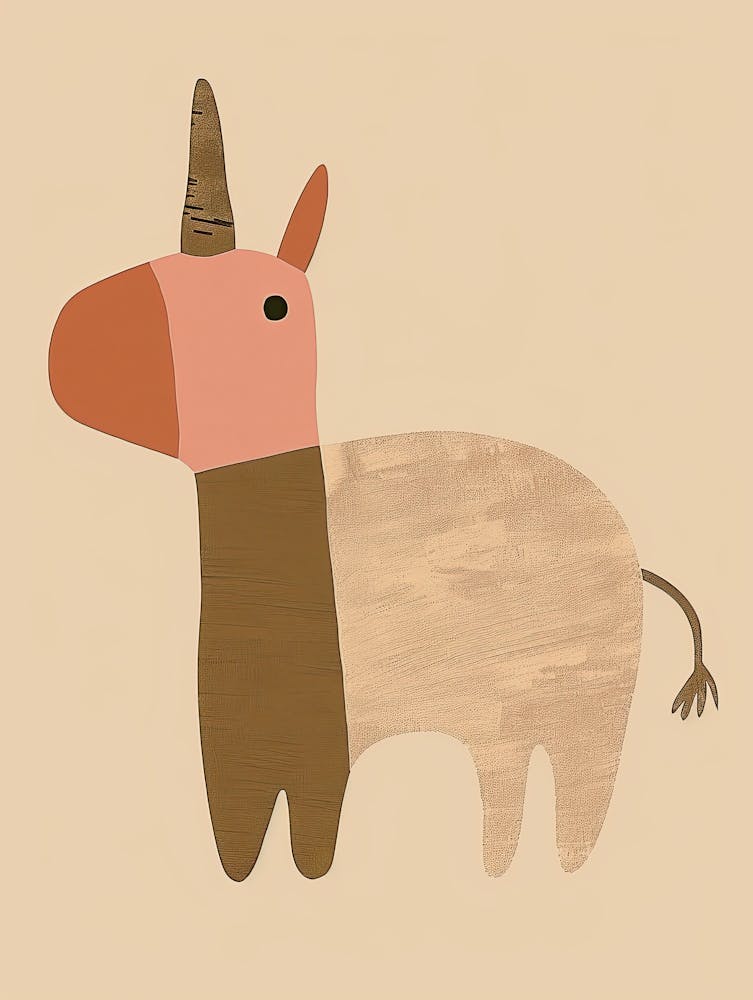 Unicorn - Boho, Line Art