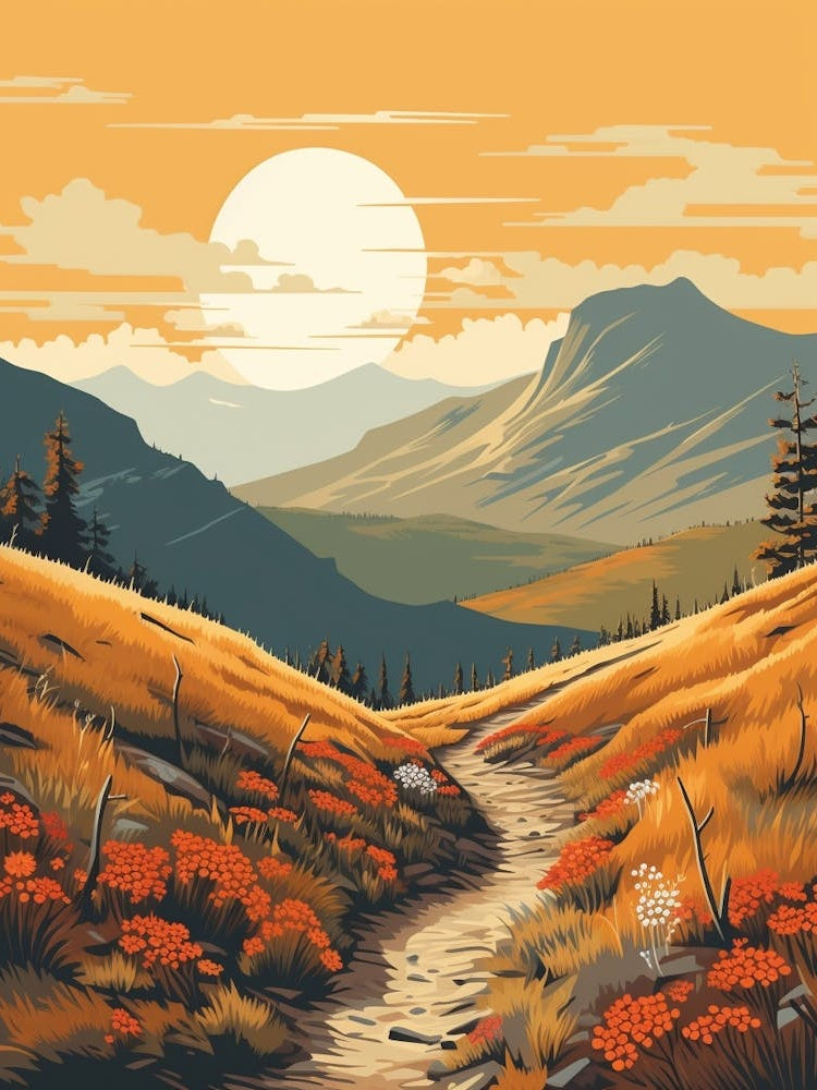 Padjelanta Trail Sweden 3 Hiking Trail Landscape