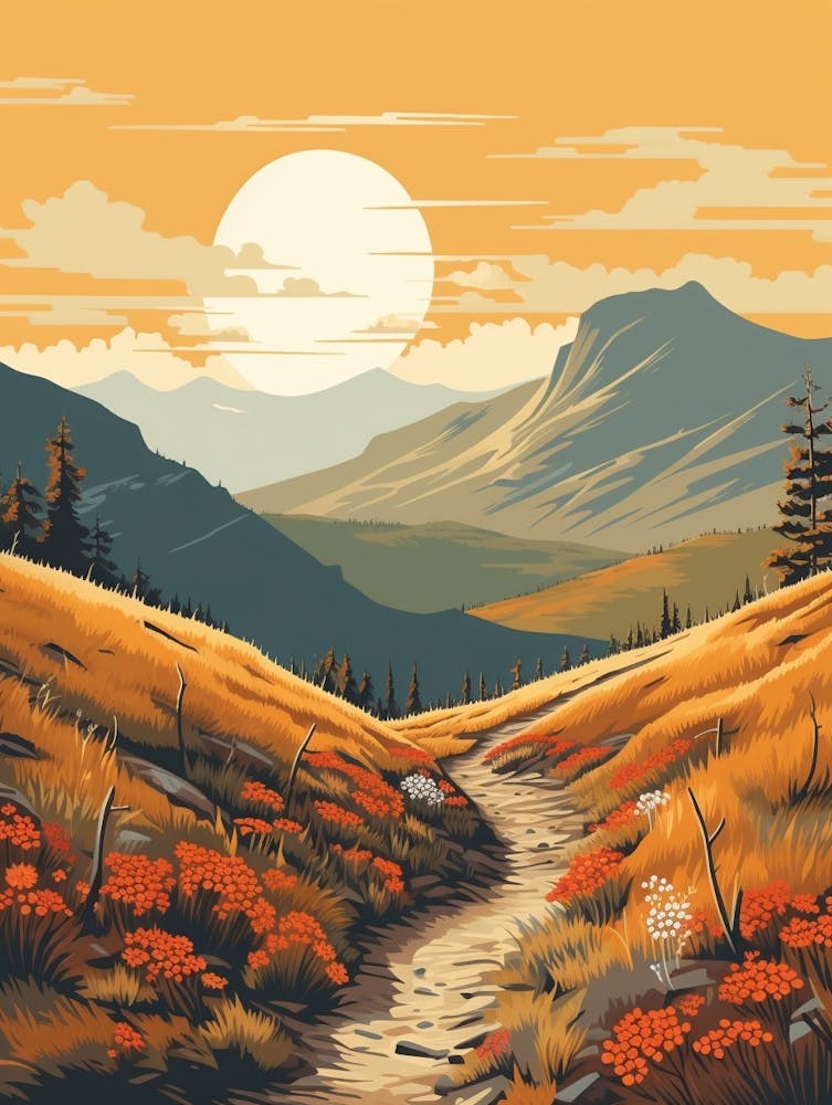 Padjelanta Trail Sweden 3 Hiking Trail Landscape