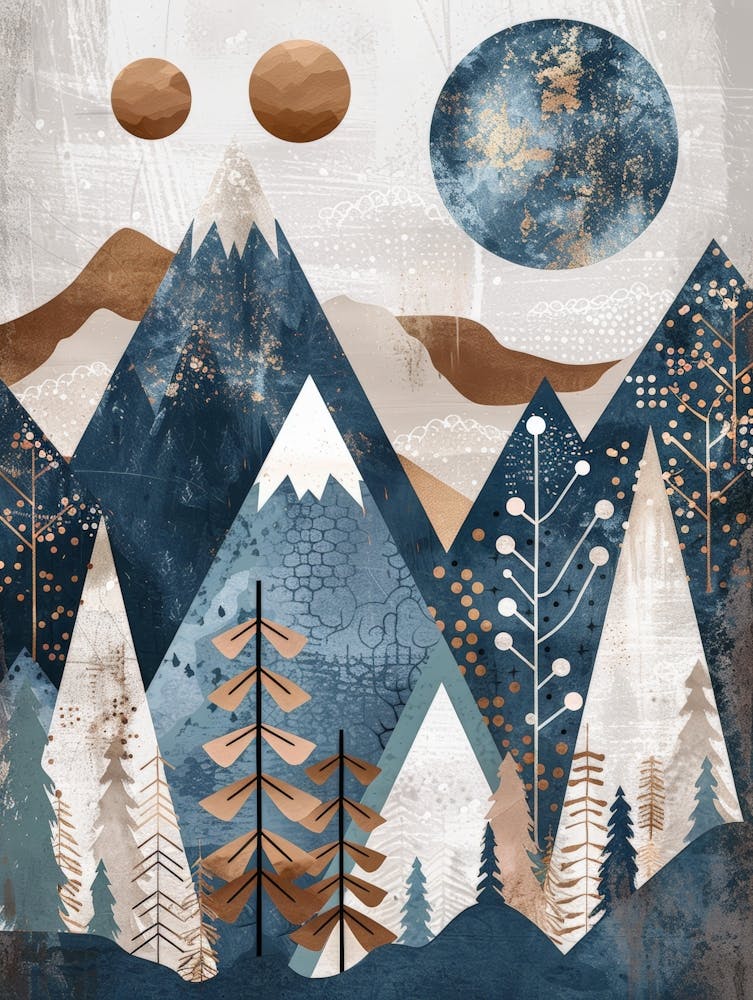 Mountains Canvas Print 2