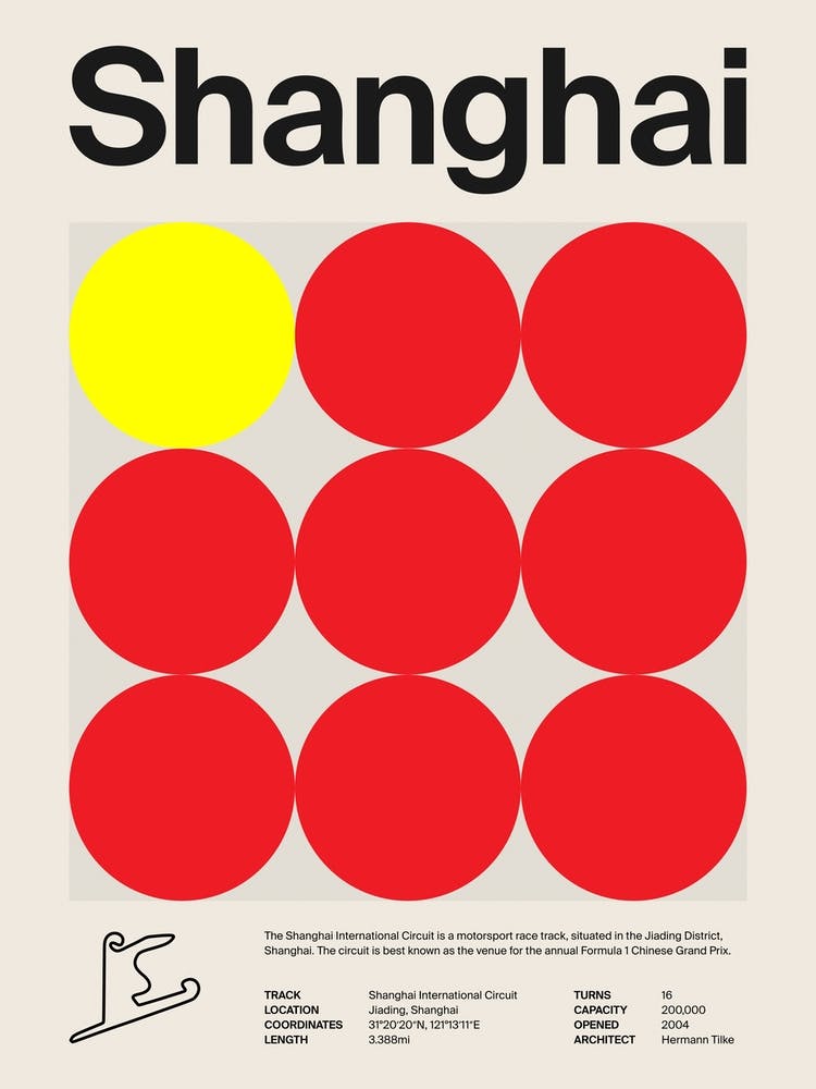 Mid Century Shanghai F1
