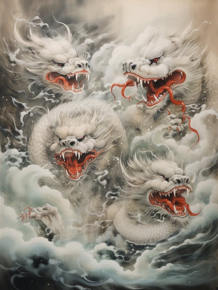 Japanese Dragon Illustration 5