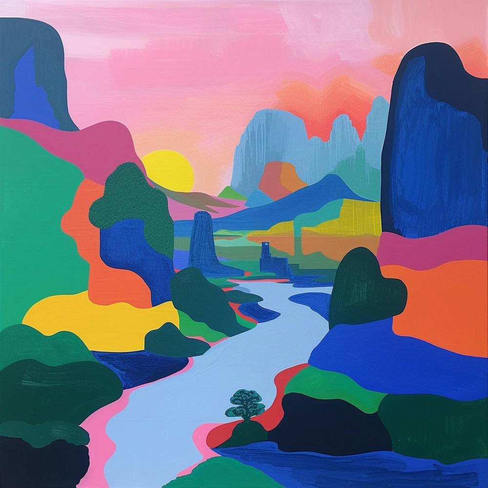 Colourful Gardens Summer Palace China 1