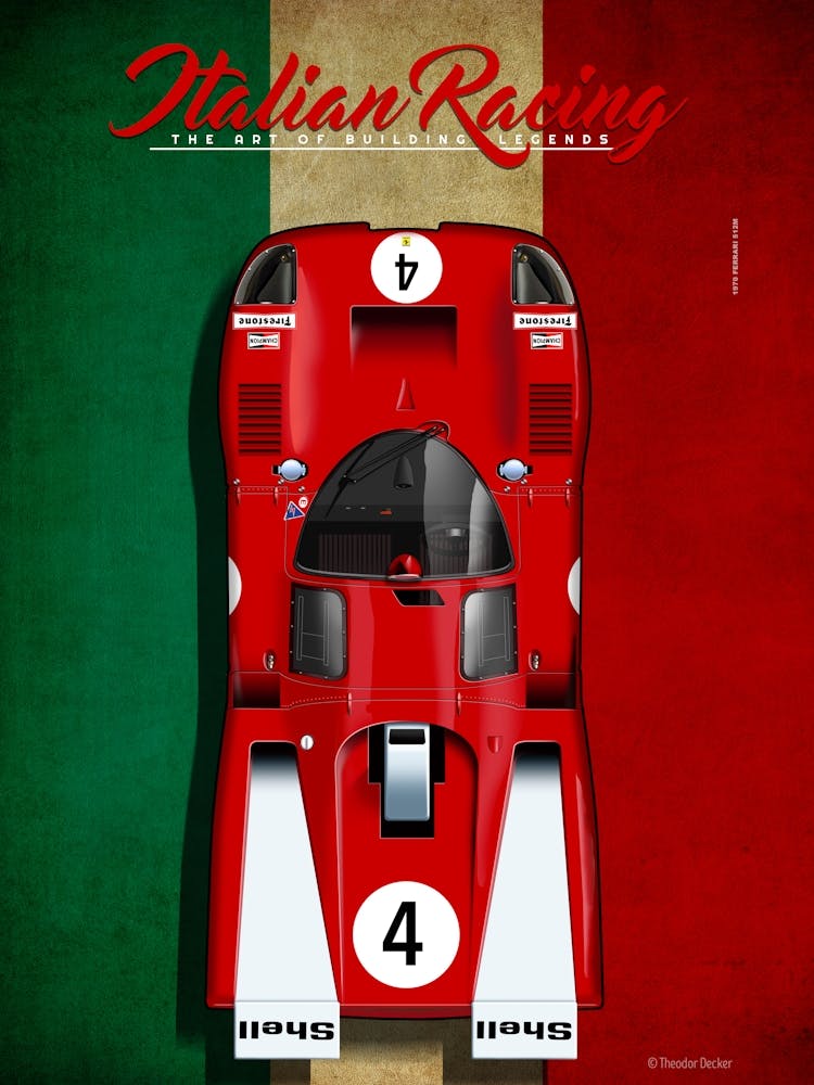 Italian Racing Ferrari 512M No.4