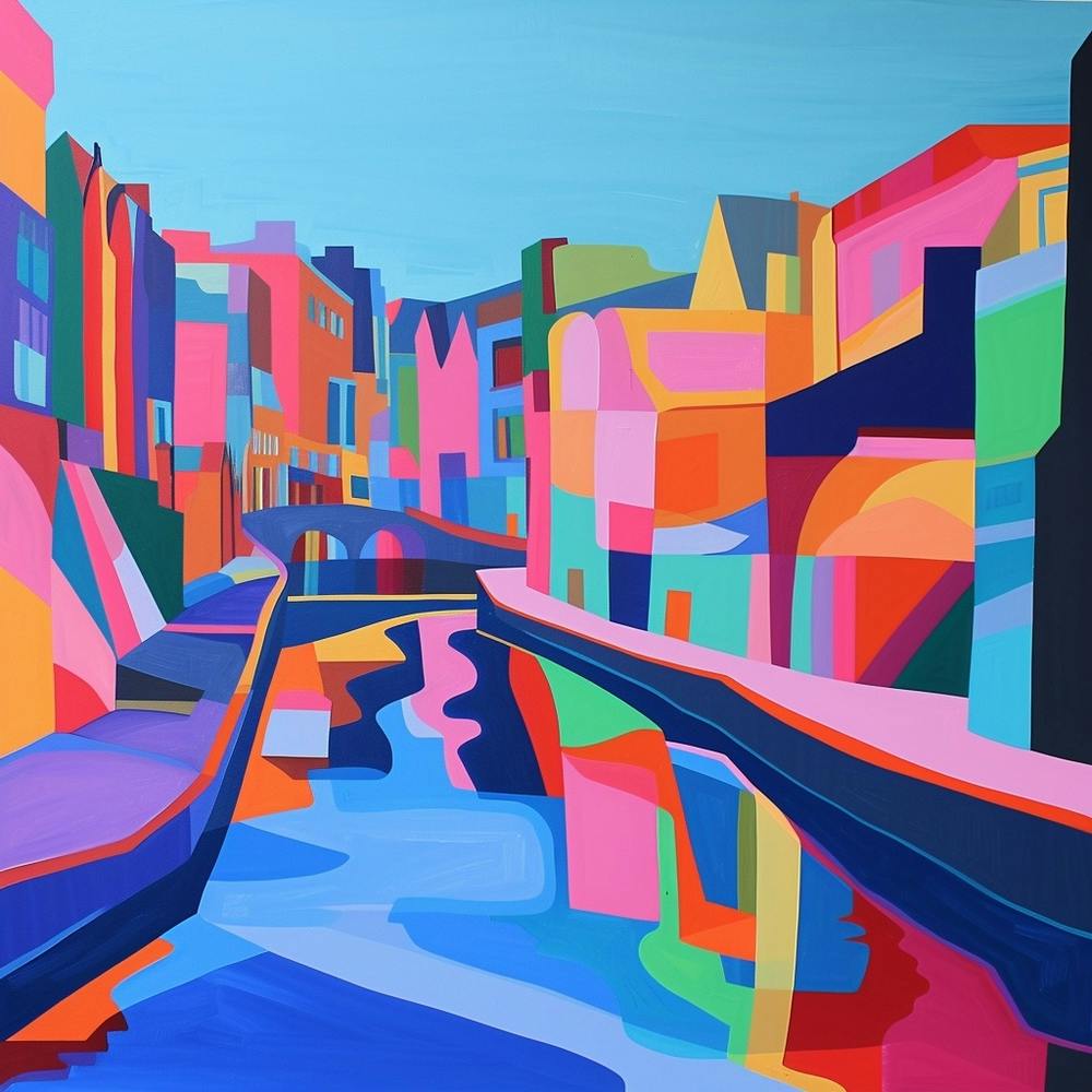 Abstract Travel Collection Amsterdam Netherlands 1