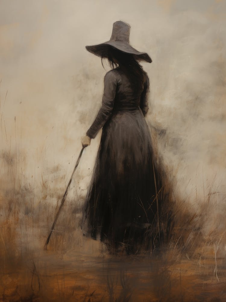 Helloween Witch Painting