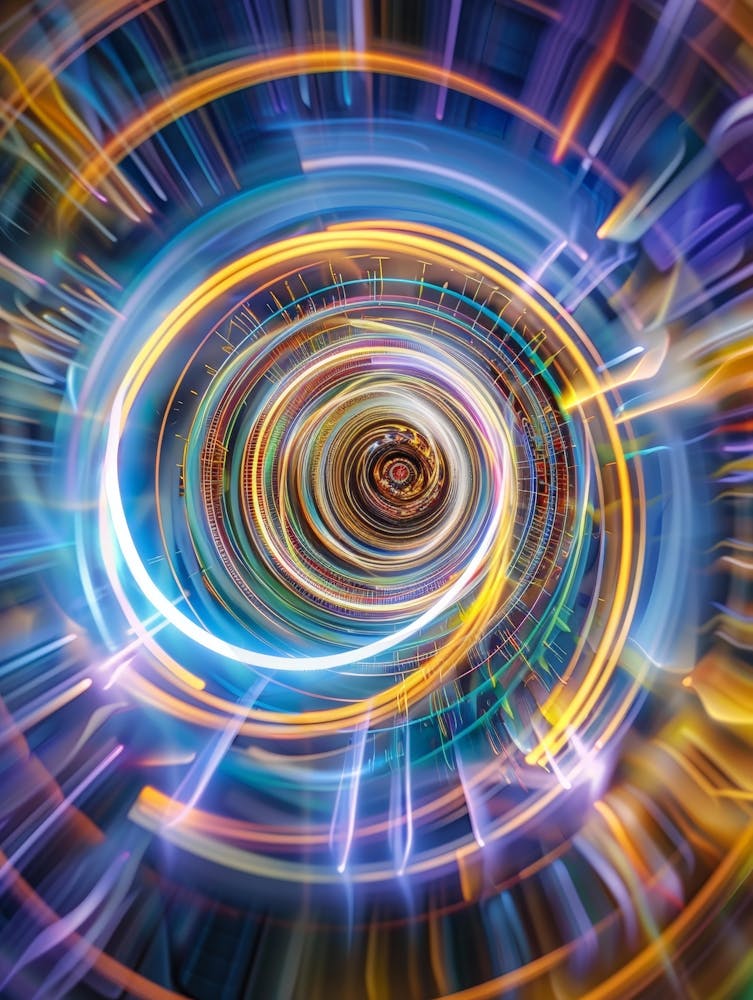 Abstract Spiral Background