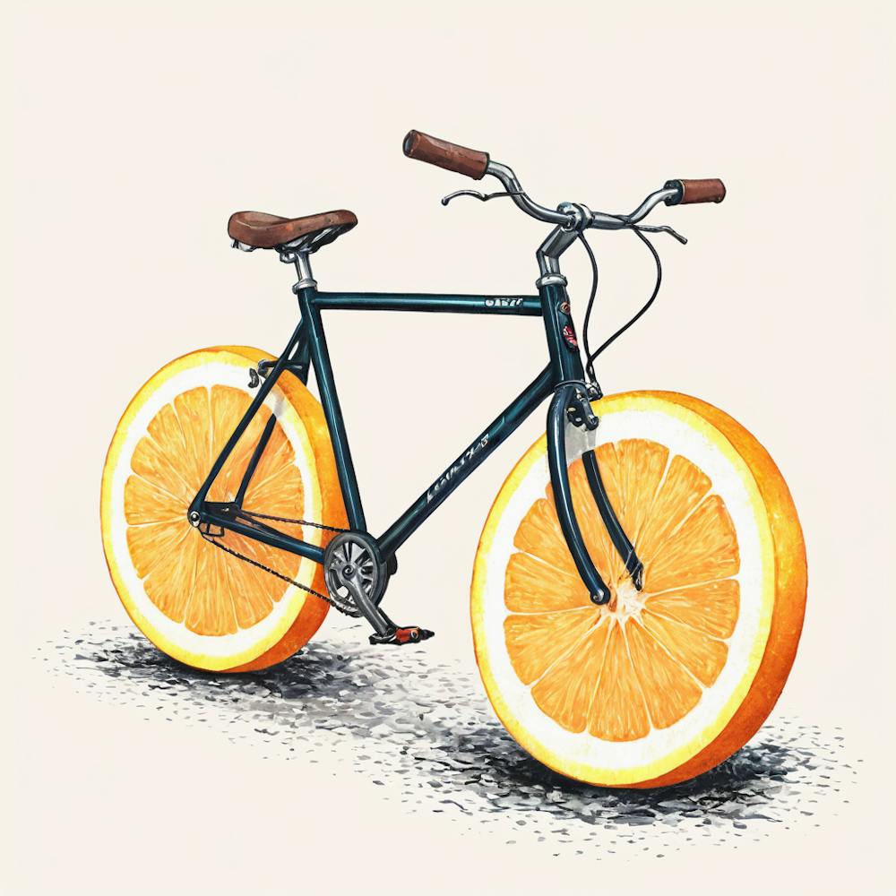 Orange Bike 3