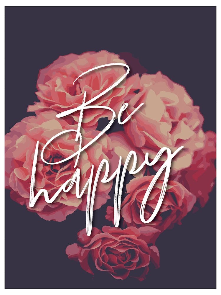 Be Happy Floral
