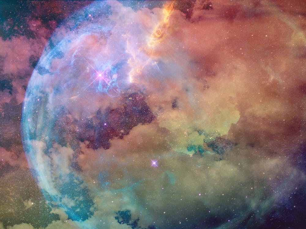 Neon Clouds Galaxy Dreams II