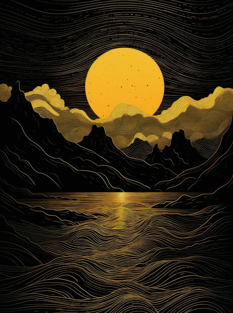 Sunset In The Mountains 26