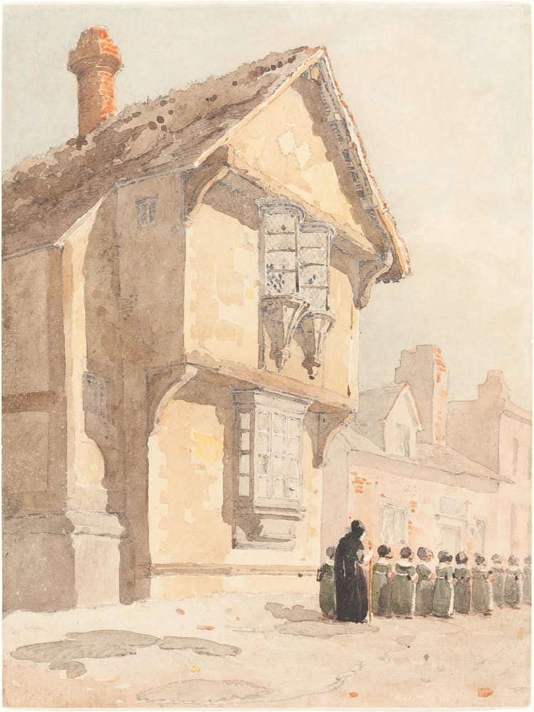 The School Walk, David Cox