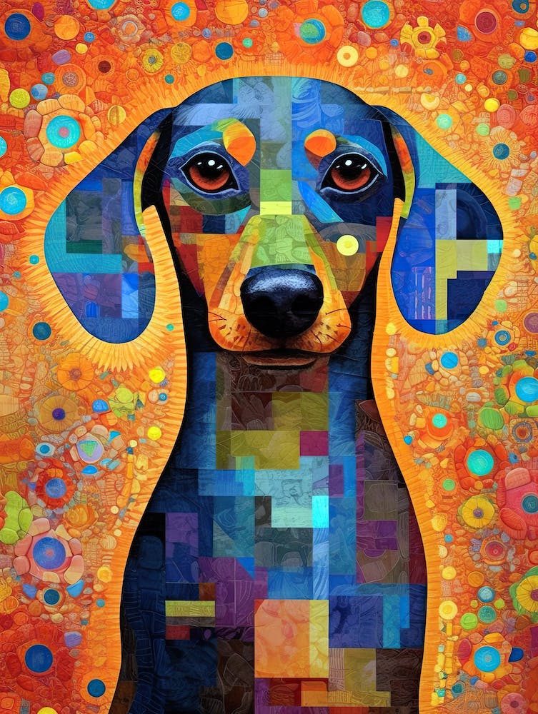 Dachshund abstracts