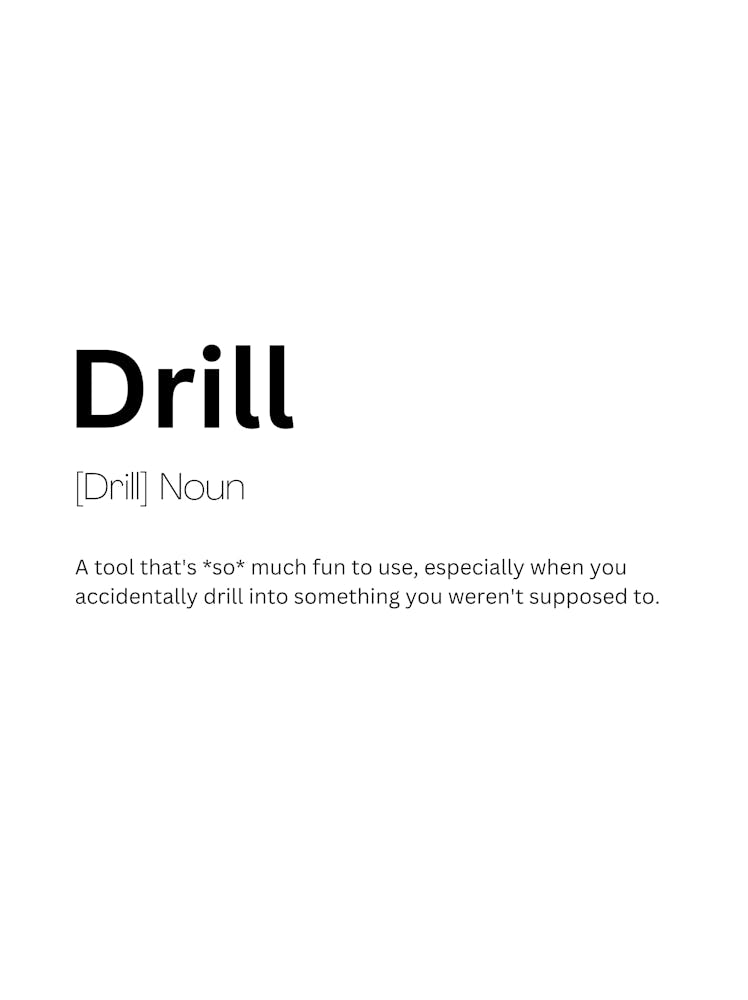 Drill Definition Meaning 1