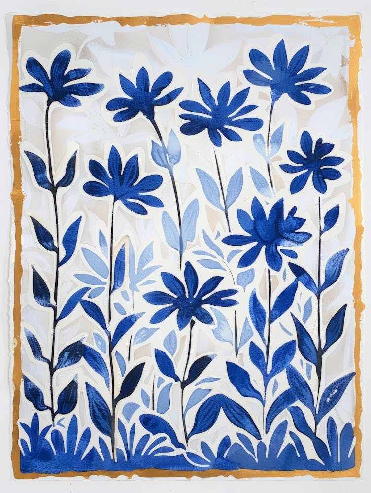 Blue Daisies 2