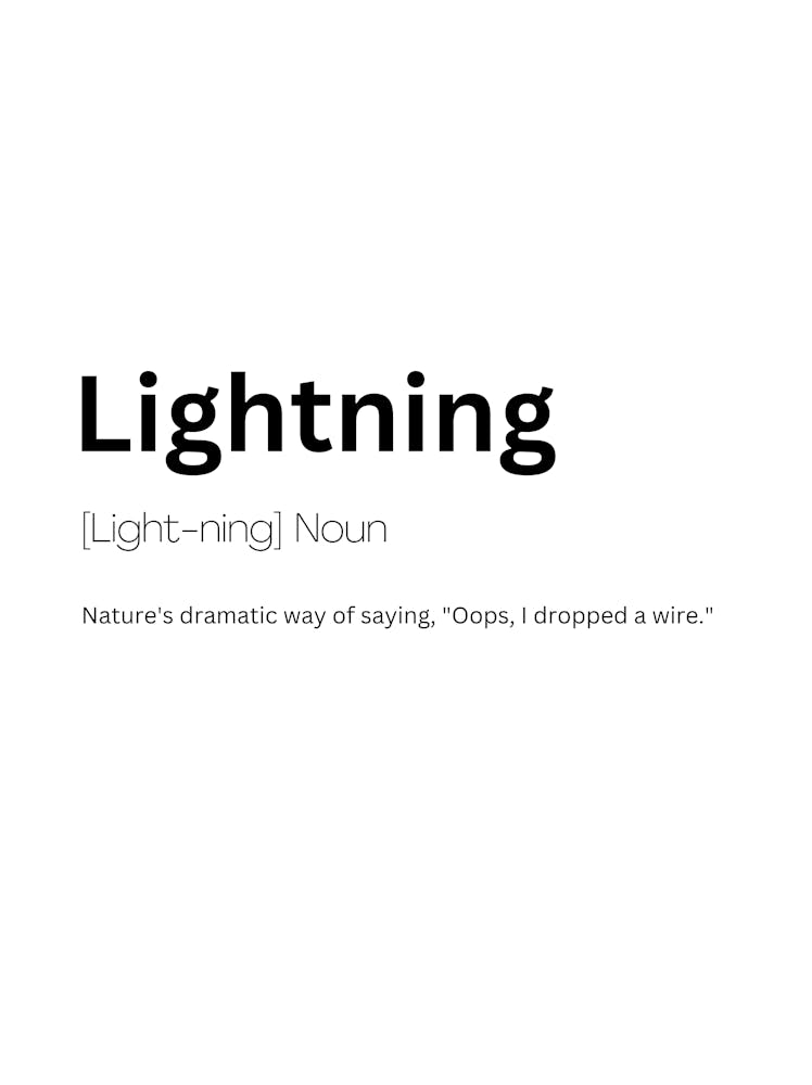 Lightning Definition Meaning