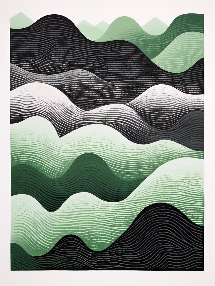 Risograph Reverie; Abstract Vintage Abstraction