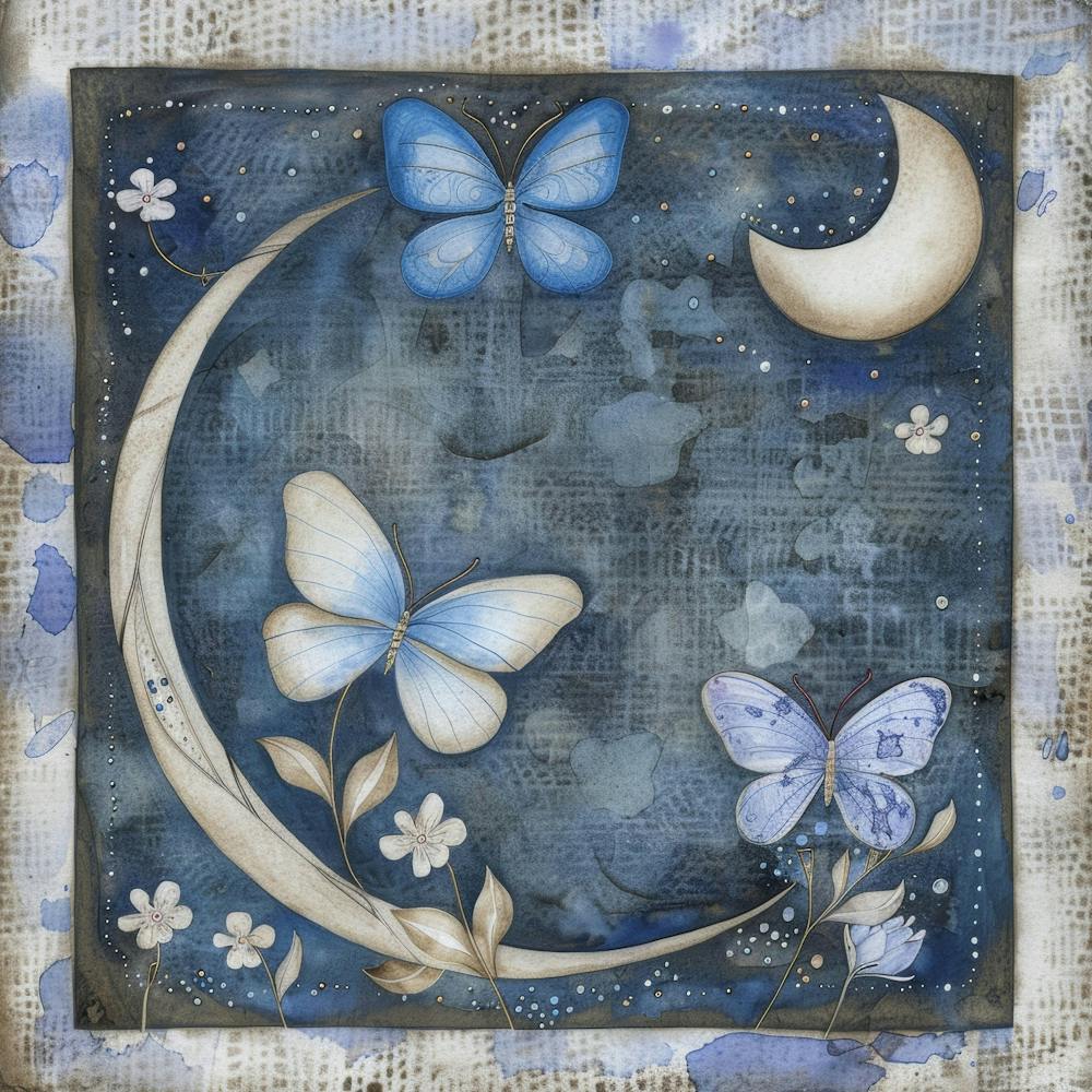 Lune et Papillons 2
