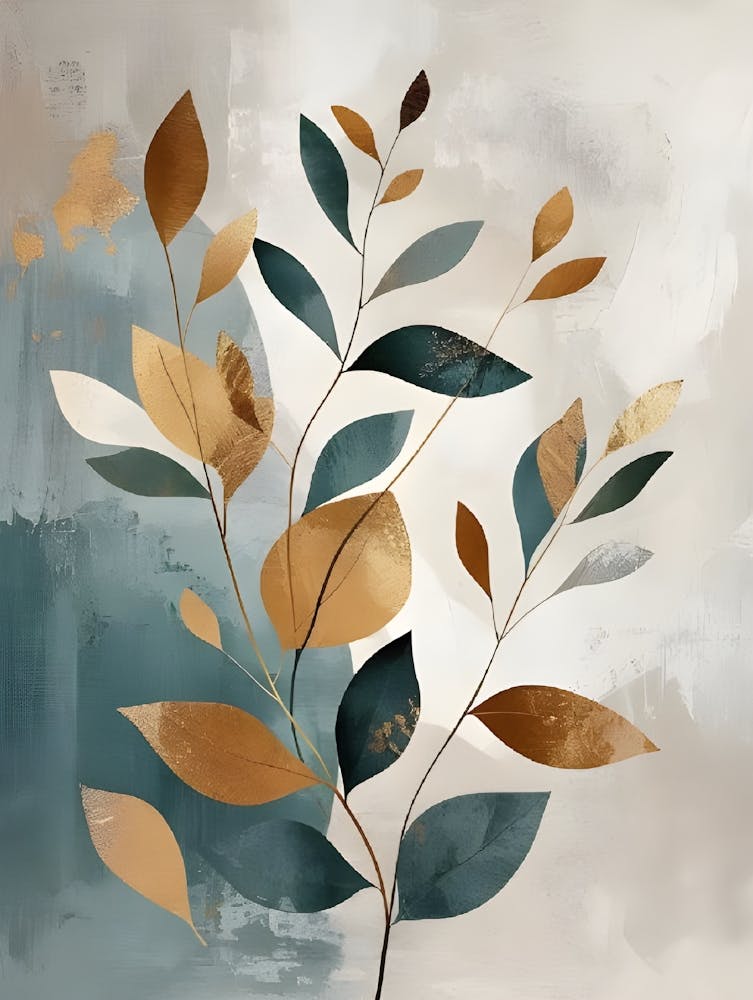 Leaves Canvas Print 3