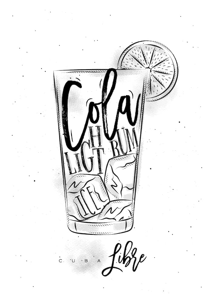 Cuba Libre Cocktail White