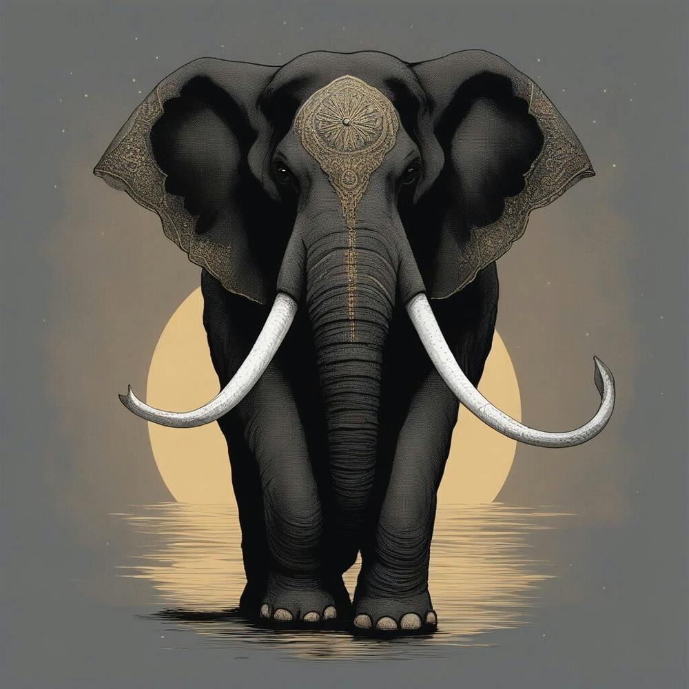 Elefant Leinwanddruck