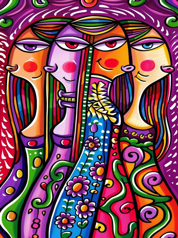 Three Women By Person