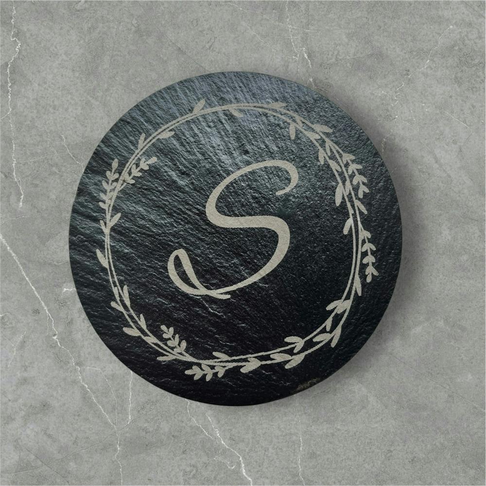 Personalised name Slate Coaster