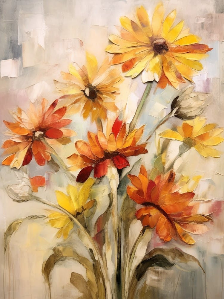 Fall Flower Painting Gaillardia 3