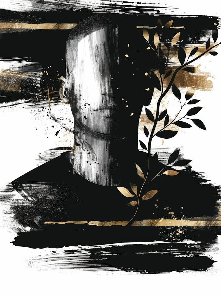 Man In Black And Gold