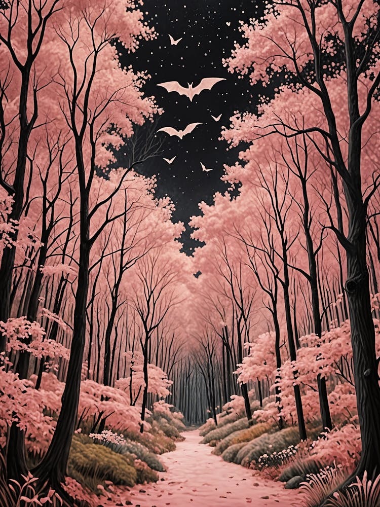 Pink Bat Forest