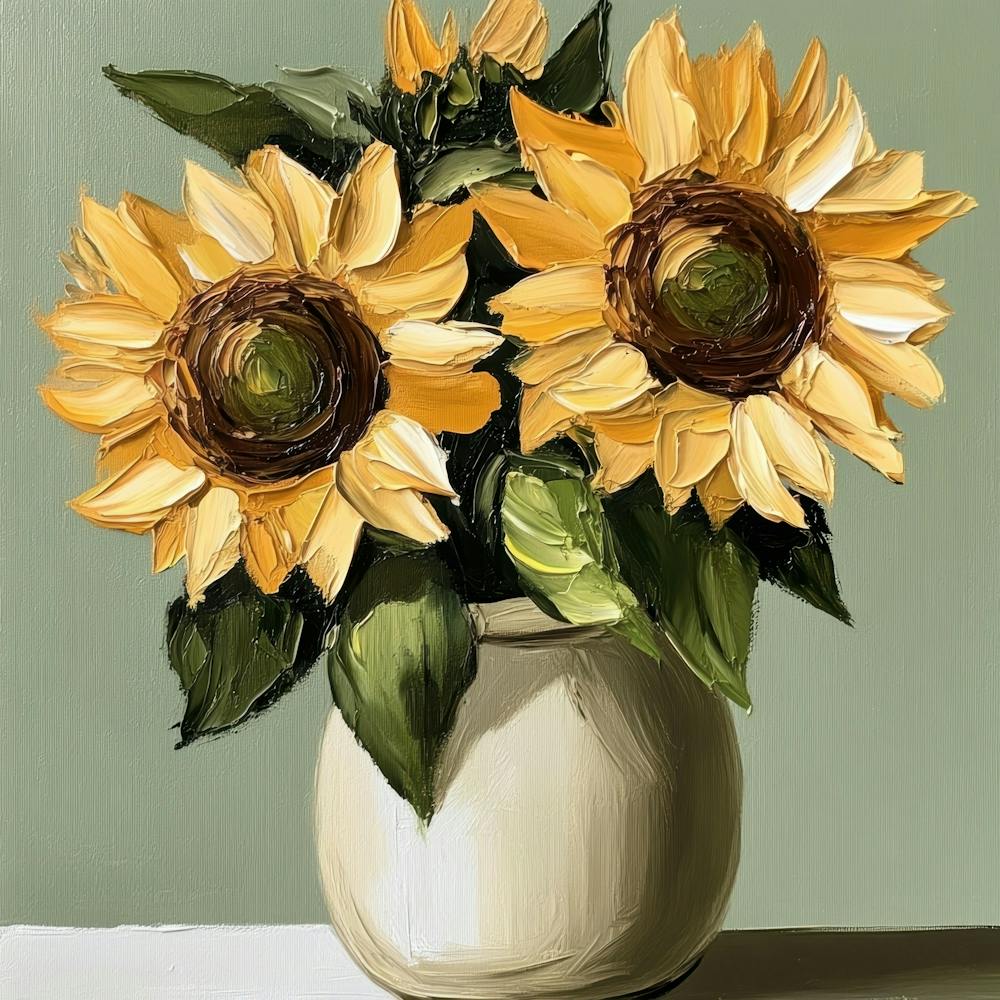 Sunflowers In A Vase 39