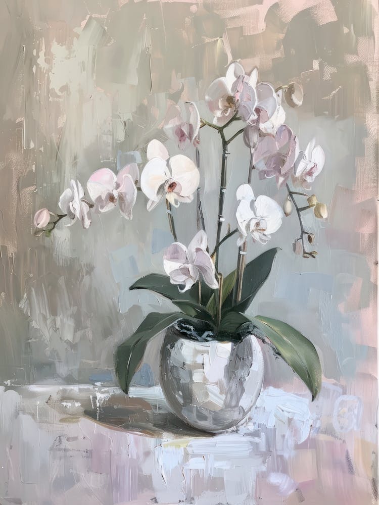A World Of Flowers Orchid 2 Painting