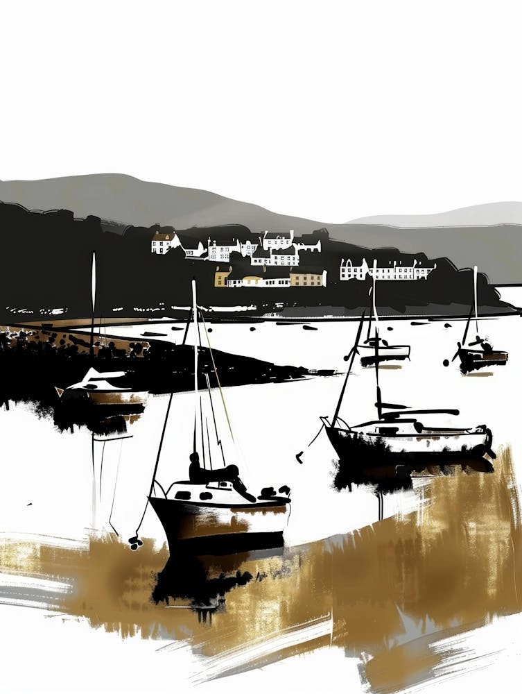 Sailboats In Harbour